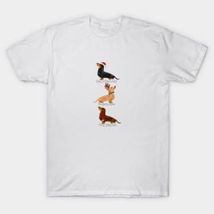 Dachshund Through The Snow T-Shirt